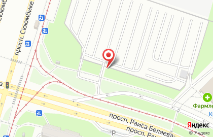 Автостоянка Космос-2 на карте