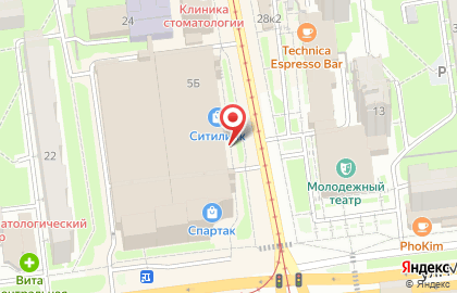 Электронный дискаунтер Ситилинк в Ленинском районе на карте