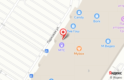 Оператор связи МТС на Парковой улице на карте