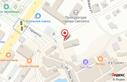 Отдел вневедомственной охраны при ОВД по г. Светлому на карте