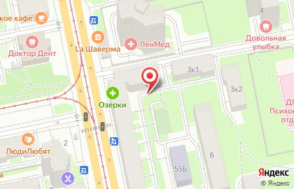 ТРИ КОТА'Ж на Гаврской улице на карте