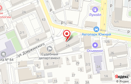 Телекоммуникационная компания ТТК на улице Дзержинского на карте