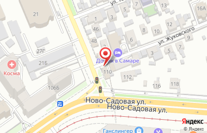 Панацея на Ново-Садовой улице на карте