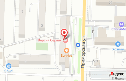 Магазин цветов на Приморской, 35 на карте