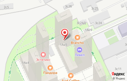 Барбершоп BRITVA на метро Локомотив на карте