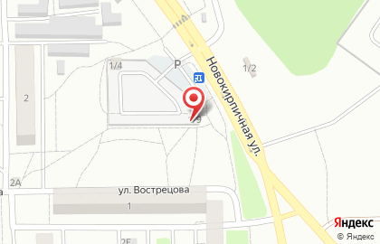 Магазин хлебобулочных изделий Хлебодар на улице Вострецова на карте