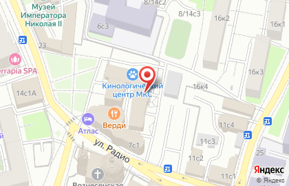Перспектива на улице Радио на карте