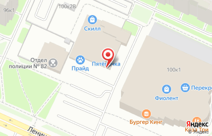 Рознично-оптовая компания по продаже напольных покрытий Скилл в Красносельском районе на карте