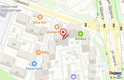 Салон красоты Хризантема на улице Горького на карте