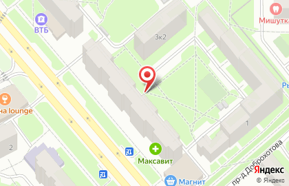 Волна на проспекте Машиностроителей на карте
