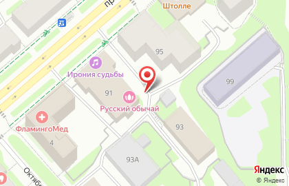 Сауна Русский обычай на карте
