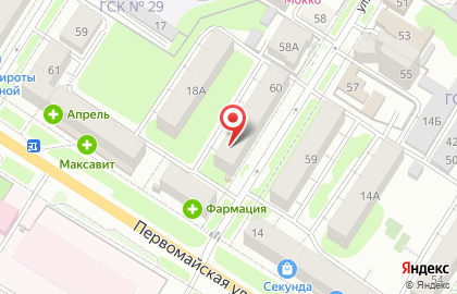 Автоцентр Бэст в Советском районе на карте