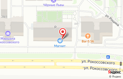 Служба экспресс-доставки Сдэк на улице Рокоссовского на карте