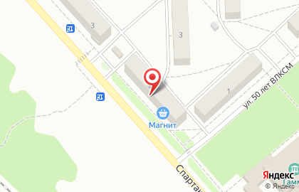 Магазин автозапчастей Орбита на Спартаковской улице на карте