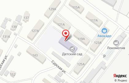 Детский сад в Пензе на карте