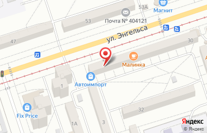 Продуктовый магазин в Волгограде на карте