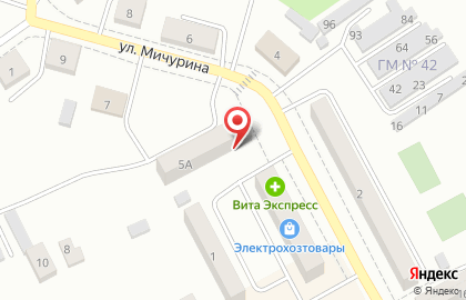 Магазин Домовенок на улице Мичурина на карте