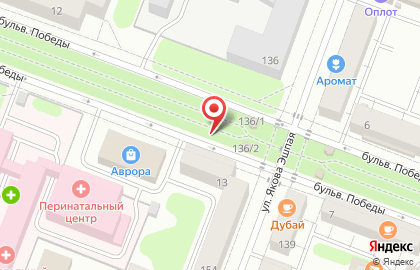 Масяня на бульваре Победы на карте