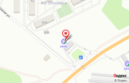 АЗС ННК в Краснофлотском районе на карте