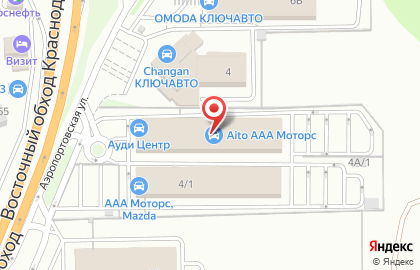 Ауди на улице Аэропортовская на карте