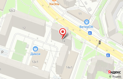 Перекресток в Митино на карте