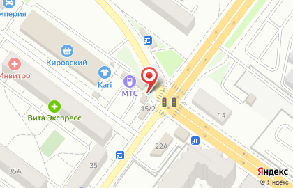 Магазин фастфудной продукции БигБург в Железнодорожном районе на карте