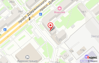 Супермаркет Мария-Ра на проспекте Дзержинского на карте