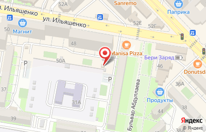 Магазин Амина в Каспийске на карте