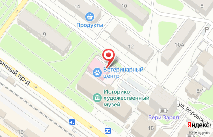 Торгово-производственная компания Доступные окна на улице Воровского на карте