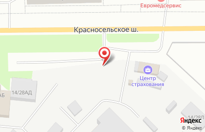 Автостоянка на Красносельском шоссе (Пушкин), 73 на карте