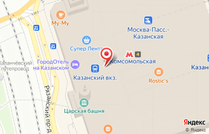Доброта.ru на Комсомольской (пл Комсомольская) на карте