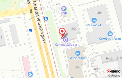 Топливный центр Юкэн в Курчатовском районе на карте