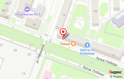 Продуктовый магазин Пятачок на бульваре Победы на карте