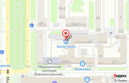 Фирма по продаже и ремонту автостекол на карте