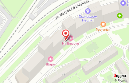 Аптека Алоэ на улице Матроса Железняка на карте