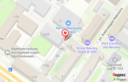 Винно-коньячный завод ВКЗ Дагвино на площади Александра Невского I на карте