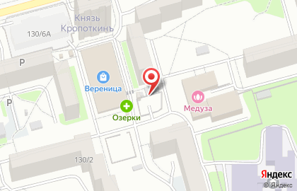 Киоск по продаже фруктов и овощей в Новосибирске на карте