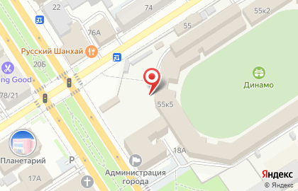 Магазин в Барнауле на карте