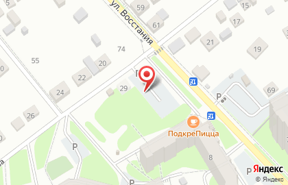 Автостоянка в Перми на карте