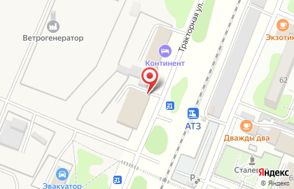 Магазин ритуальных товаров на Тракторной улице на карте