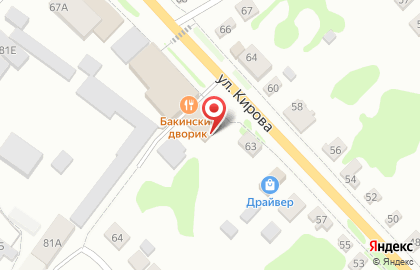 Супермаркет Магнит в Саранске на карте