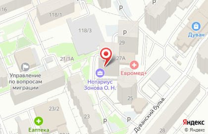 Нотариус Зонова О.Н. на карте