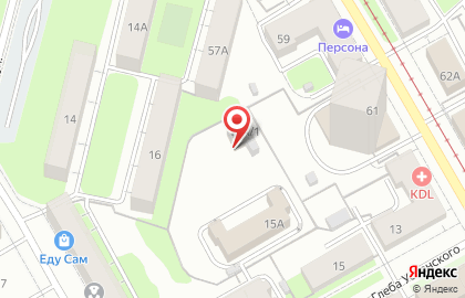 Торговый дом АДЛ на улице Глеба Успенского на карте