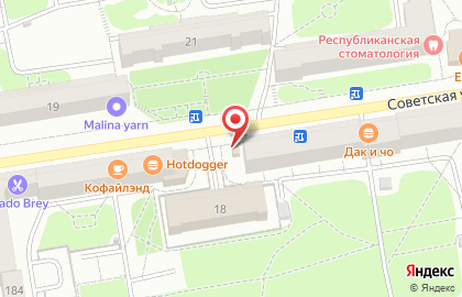 Кофе-бар Coffee Like на Советской улице на карте