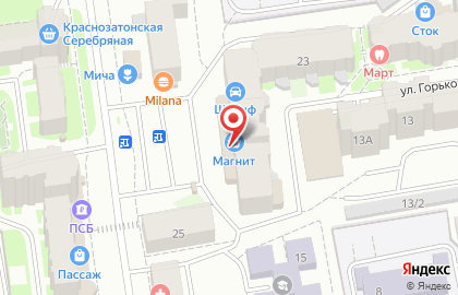 Супермаркет Магнит на улице Ленина, 23а на карте