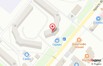 Гастроном в Северобайкальске на карте