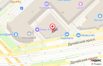 Автосервис Transmission ONE на Дунайском проспекте на карте
