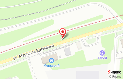 Радуга на улице Маршала Ерёменко на карте