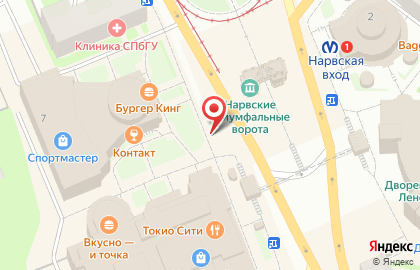 Киоск по продаже печатной продукции СИиР на проспекте Стачек на карте