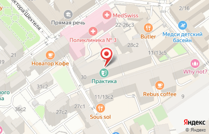 Практика в Москве на карте